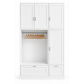 123kast Showmodel garderobekast 154x40x334H cm - RAL 9016