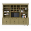 123kast  Cinewall The crown library - 290x46/55x240H cm - tv vak - landelijke stijl
