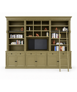 Tv boekenkast The crown library 290cm