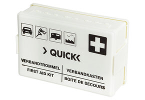 Lege verbanddoos voor de auto