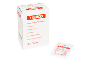 Gaaskompres 7.5x5cm (1/16)