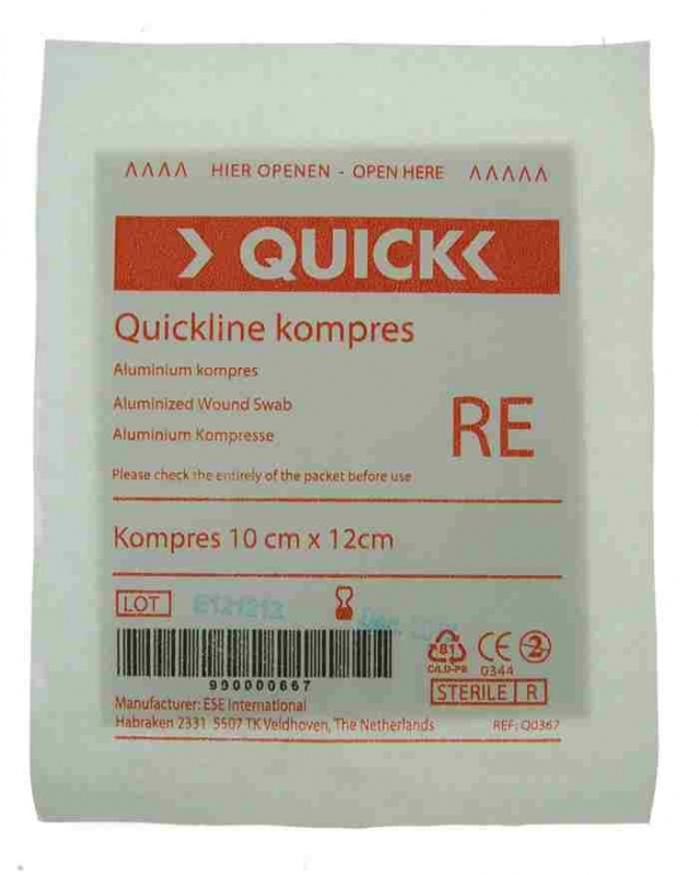 Metalline kompres 10x12cm