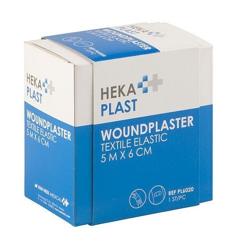 Heka pleisterstrip detecteerbaar 5m x 6cm