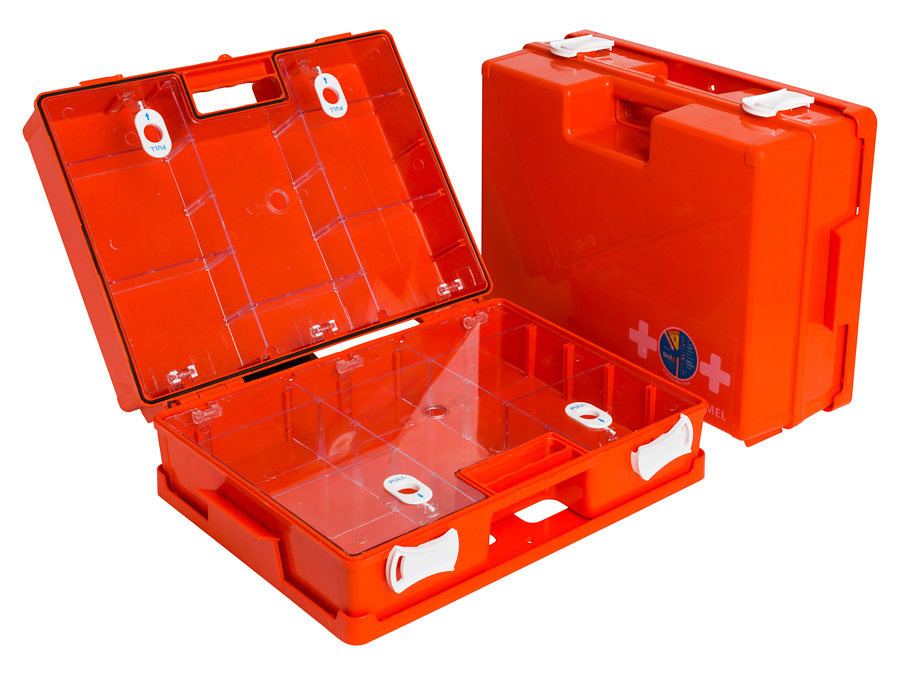 Lege verbanddoos voor de bouw