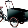 Troy E-bike Vogue Special Bakfiets - Fiets (elektrisch) - Unisex - Zwart/Bruin met huif! Troy E-bike Vogue Special Bakfiets - Fiets (elektrisch) - Unisex - Zwart/Bruin met huif!