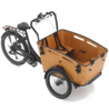 Vogue E-bakfiets Vogue Elektrische bakfiets Superior 3 mat zwart/bruin 468 watt Vogue E-bakfiets Vogue Elektrische bakfiets Superior 3 mat zwart/bruin 468 watt