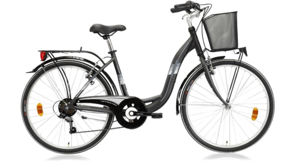 Lombardo Taormina - Fiets - Vrouwen - Zwart;Grijs - 44 cm -  Fietsenvoordeelwinkel B.V.