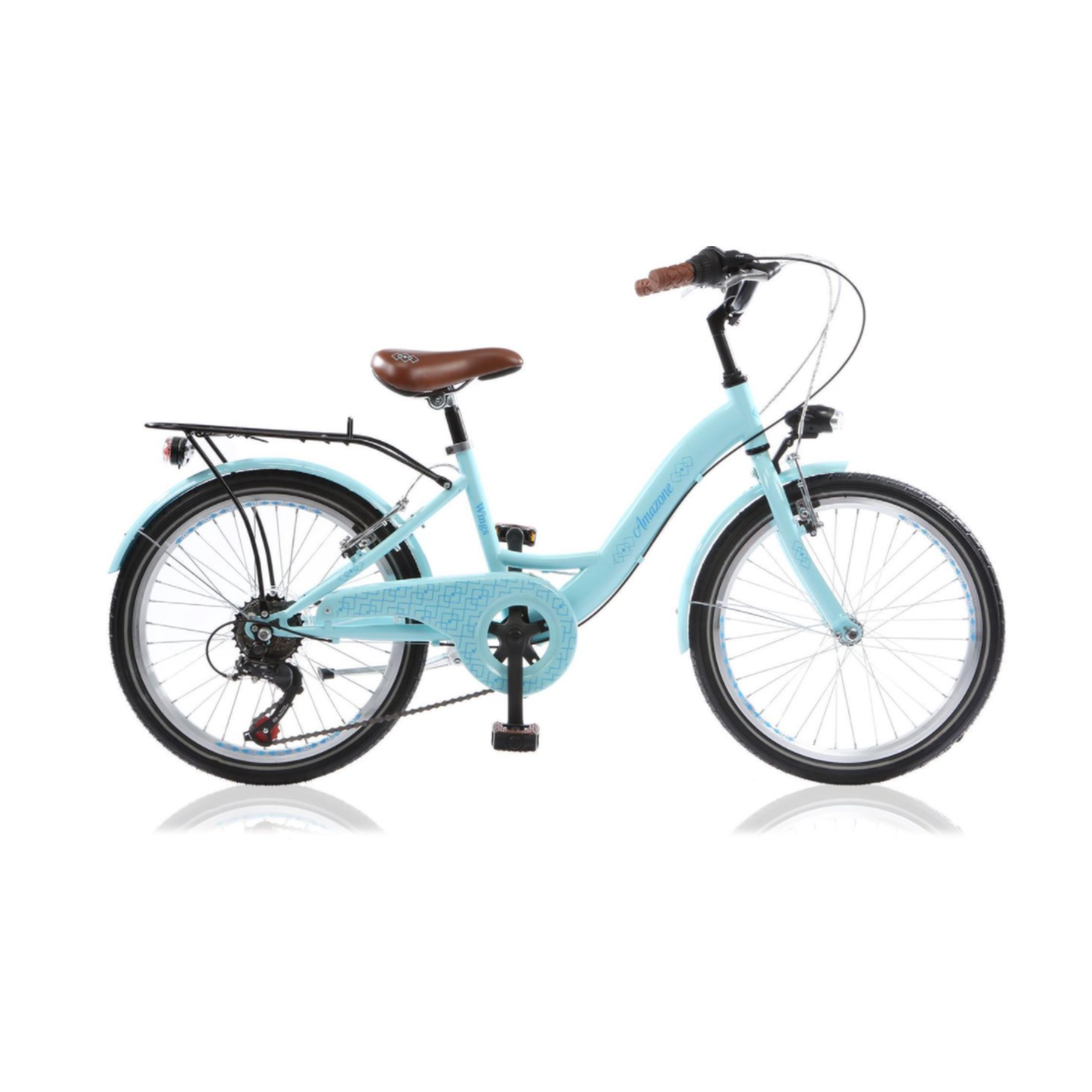 Wings Amazone Meisjesfiets Frame 36 Cm 6 Speed Licht Blauw 24 Inch -  Fietsenvoordeelwinkel B.V.