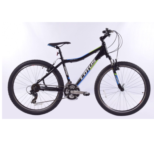 LOTUS ALPINE MTB 26 INCH BOYS H 35 21 SPEED BLACK VB -  Fietsenvoordeelwinkel B.V.