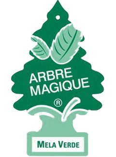 Arbre Magique luchtverfrisser 12 x 7 cm Appel groen