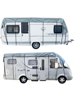 ProPlus caravan- en camperdakhoes 500 x 300 cm grijs