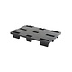Palete de plástico 1200x800x155mm- 9 tacos- topo liso