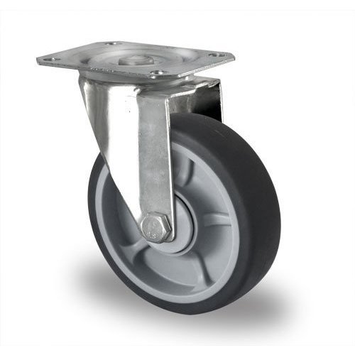 Rodízio direcional Ø 125mm, rolamento de esferas, PP / TPR