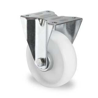 Rodízio fixo Ø 125mm - rolamento de rolos, PA