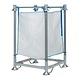 Sistemas de armazenamento flexível com racks para Big Bag, galvanizado, 1120x1120x310mm