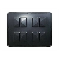 Tampa de plástico para colar para palete, 1220x1020x4mm