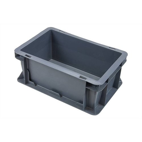 Caixa Euronorm, fechada, 5 litros, empilhável, 300x200x120mm