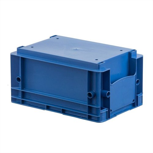 Caixa de plástico empilhável RL-KLT 3147, base lisa, 297x198x147,5mm