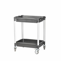 Matador Carrinho com prateleiras Matador M-Tana-608e, preto, estrutura em alumínio, 790x480x875mm