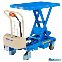 Bishamon Mesa tesoura elevatória elétrica Bishamon BI-LT-BX-50-B, força de elevação de 500 kg, plataforma 1010x520mm