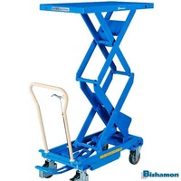 Bishamon Mesa tesoura elevatória Bishamon BI LT-BX-50-W, força de elevação de 500 kg, plataforma 1010x520mm
