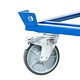 Dolly metálico para Gitterbox, 500 kg, Rodízios com travão, 1260x860x320mm