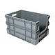 Caixa Euronorm, 65 litros, empilhável, com pega aberta, 600x400x330mm