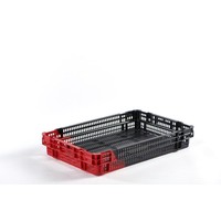 Caixa de plástico, encaixável, empilhável, 18,5 l, 600x400x100mm