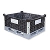 Colar de plástico para palete 1200x1200mm – 4 dobradiças