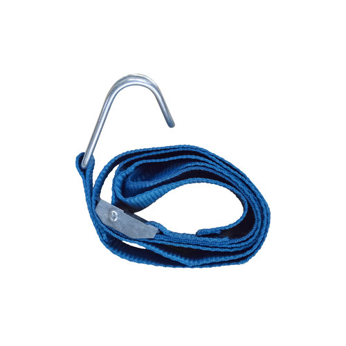 Cinta azul em tecido para roll container