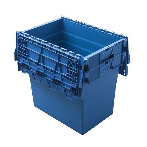 Caixa com tampa encaixável e empilhável 600x400x516mm - capacidade de 95 litros