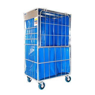 Roll container para lavandaria com dimensões 900x665x1660mm
