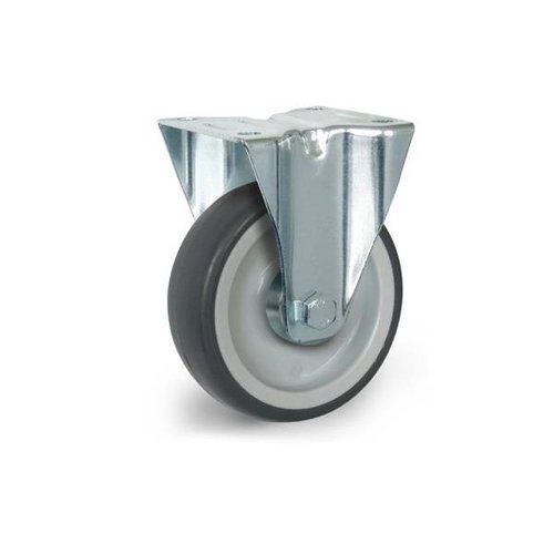 Rodízio fixo - 100 mm de diâmetro - Silencioso