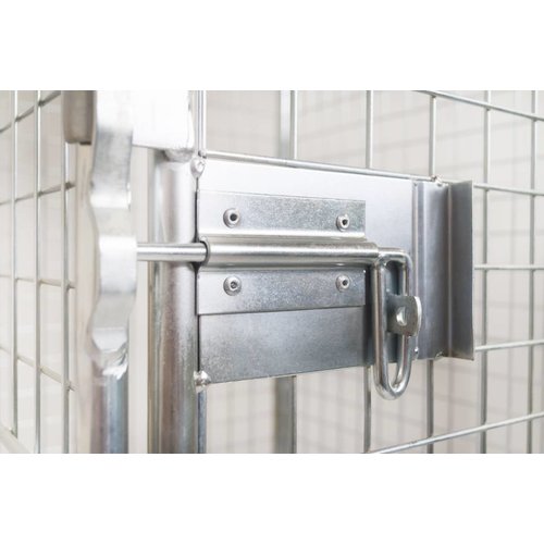 Roll container de segurança - 800x710x1800mm - fundo de metal