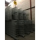 Roll container, de 3 laterais, galvanizado, 820x655x1900mm - Usado