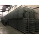 Roll container, de 3 laterais, galvanizado, 820x655x1900mm - Usado