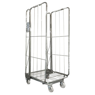 Roll Container para venda a retalho, empilhável 815x645x1730mm – Usado