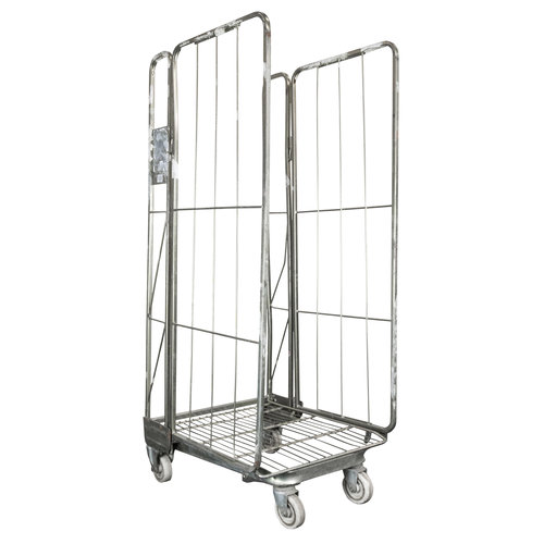Roll Container para venda a retalho, empilhável 815x645x1730mm – Usado