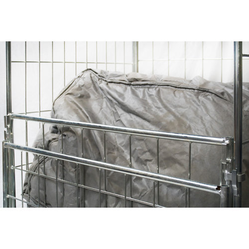 Roll container para lavandarias, galvanizado a quente, 1200x1000x1800mm