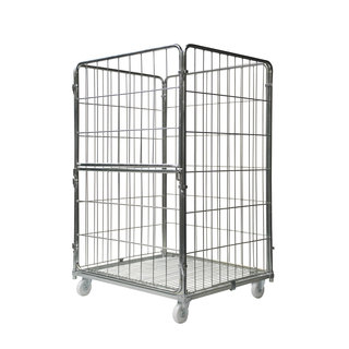 Roll container para lavandarias, galvanizado a quente, 1200x1000x1800mm