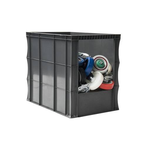 Caixa Euronorm 600x400x500mm – 100 litros- frente aberta