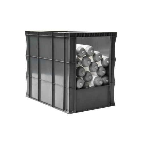 Caixa Euronorm 600x400x500mm – 100 litros- frente aberta