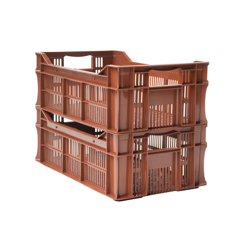 Caixa para agricultura 500x300x180mm - plástico HDPE