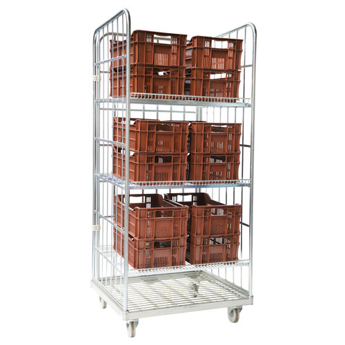 Caixa para agricultura 500x300x180mm - plástico HDPE