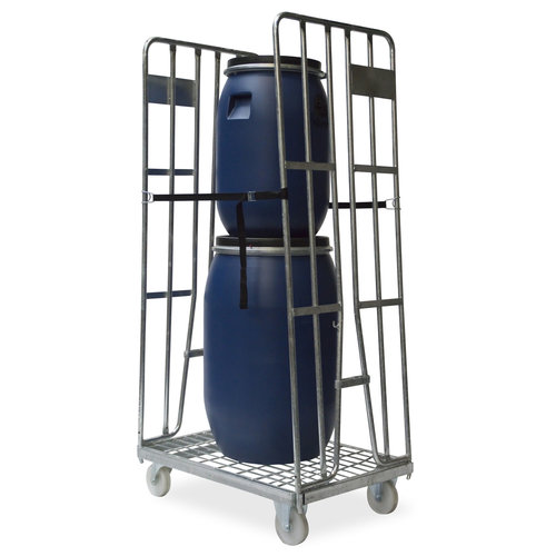 Roll container com duas laterais, 870x600x1690 mm - AGF