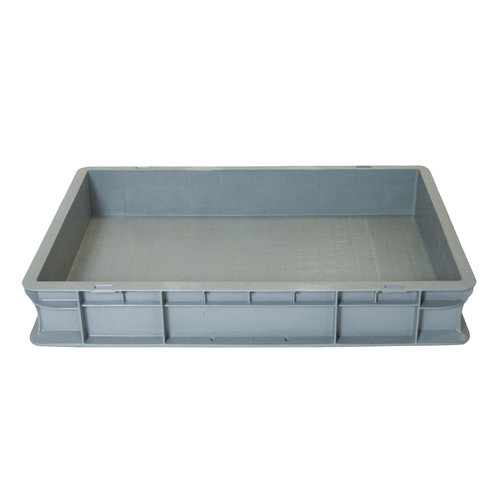 Caixa Euronorm fechada, 20 litros, plástico PP, 600x400x100mm - Seminova