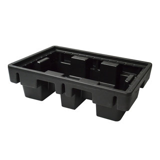 Tinas de retenção de plástico 1310x910x380mm - 230L, para Europaletes
