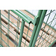 Colar em malha metálica para palete - 1200x800x1200 mm  - Aba articulada - Rebatível - Verde