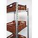 Roll container para plantas, 715x565x1900 mm - carrinho dinamarquês