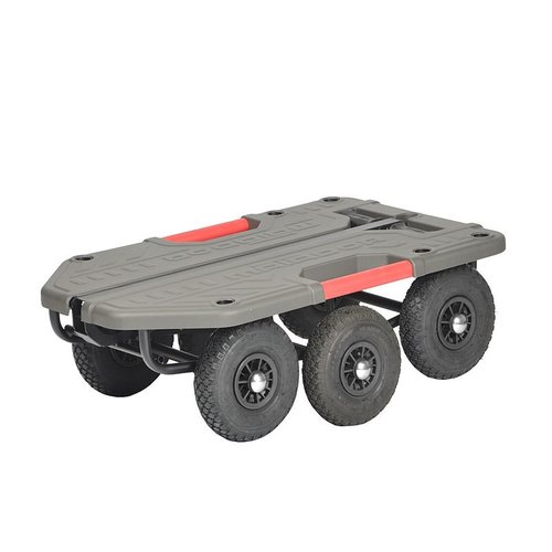 Dolly Matador, especialmente grande, com 6 rodas com enchimento de ar, 985x640x350mm